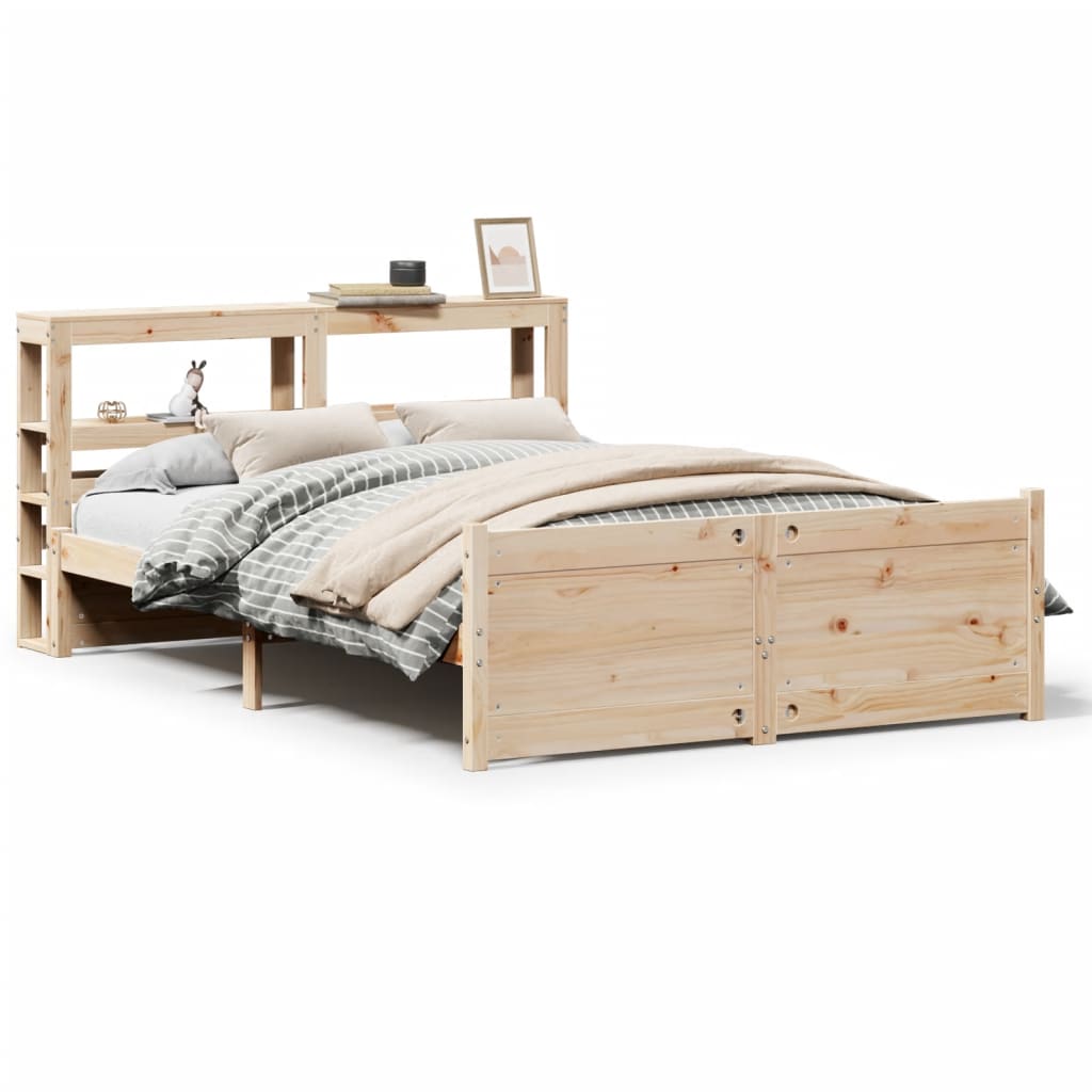 Bed Frame With Headboard Without Mattress 150X200 Cm King Size