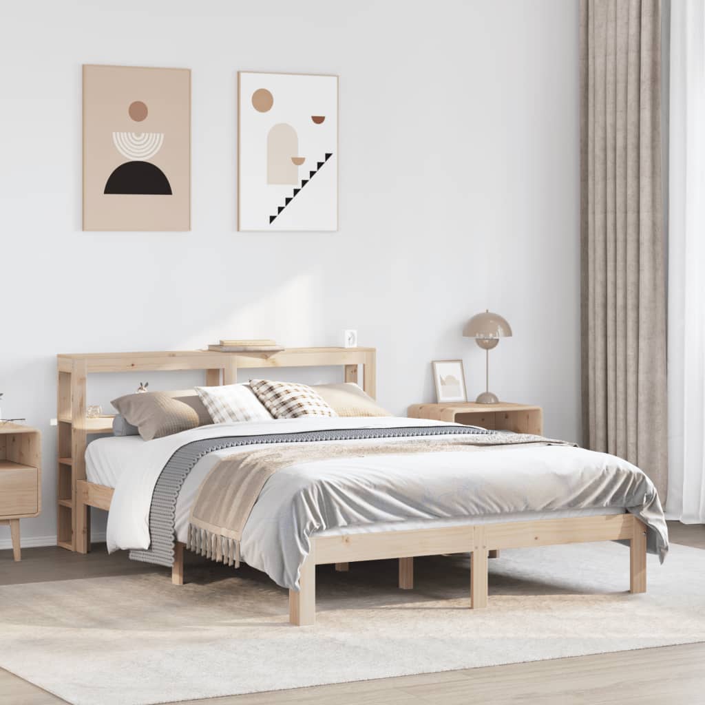 Bed Frame With Headboard Without Mattress Double