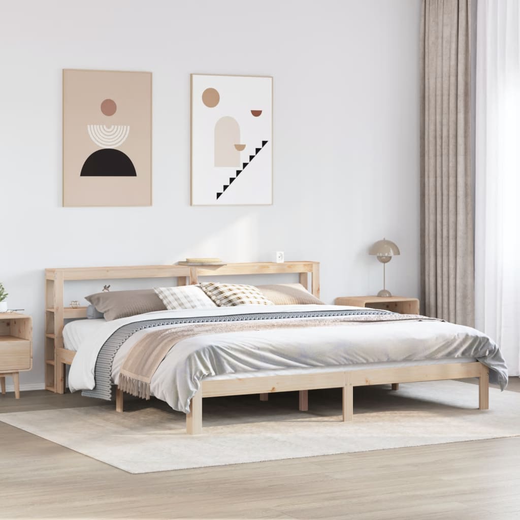 Bed Frame With Headboard Without Mattress Double