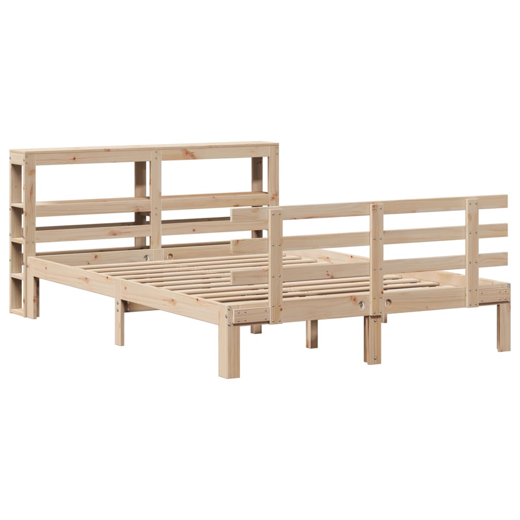 Bed Frame With Headboard Without Mattress 150X200 Cm King Size