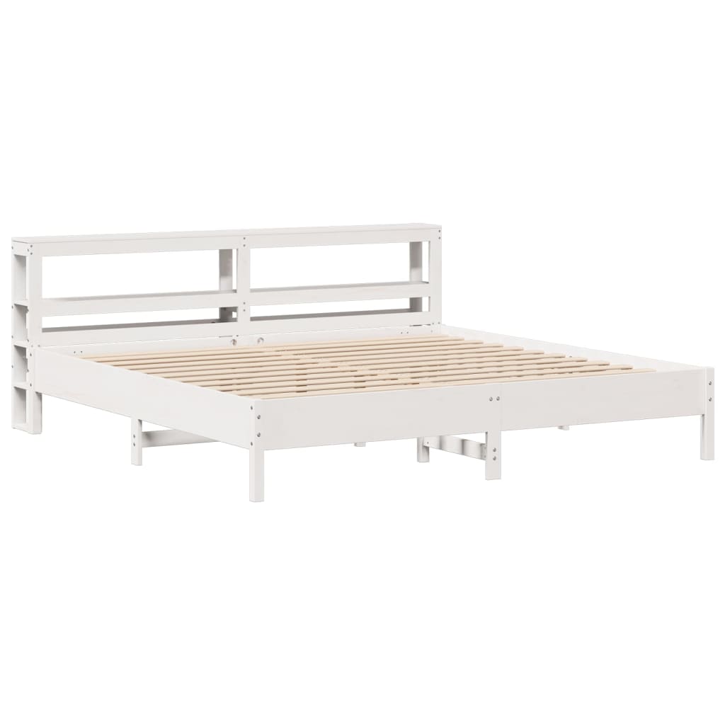 Bed Frame Without Mattress Solid Wood Pine