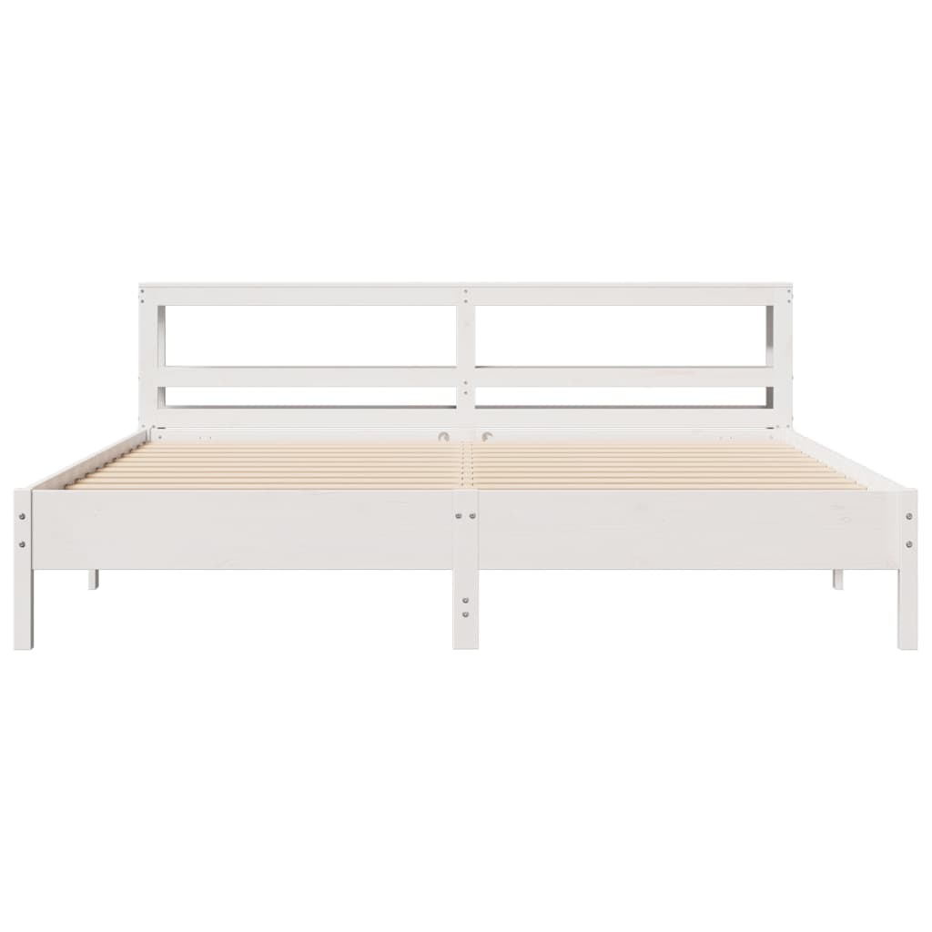 Bed Frame Without Mattress Solid Wood Pine