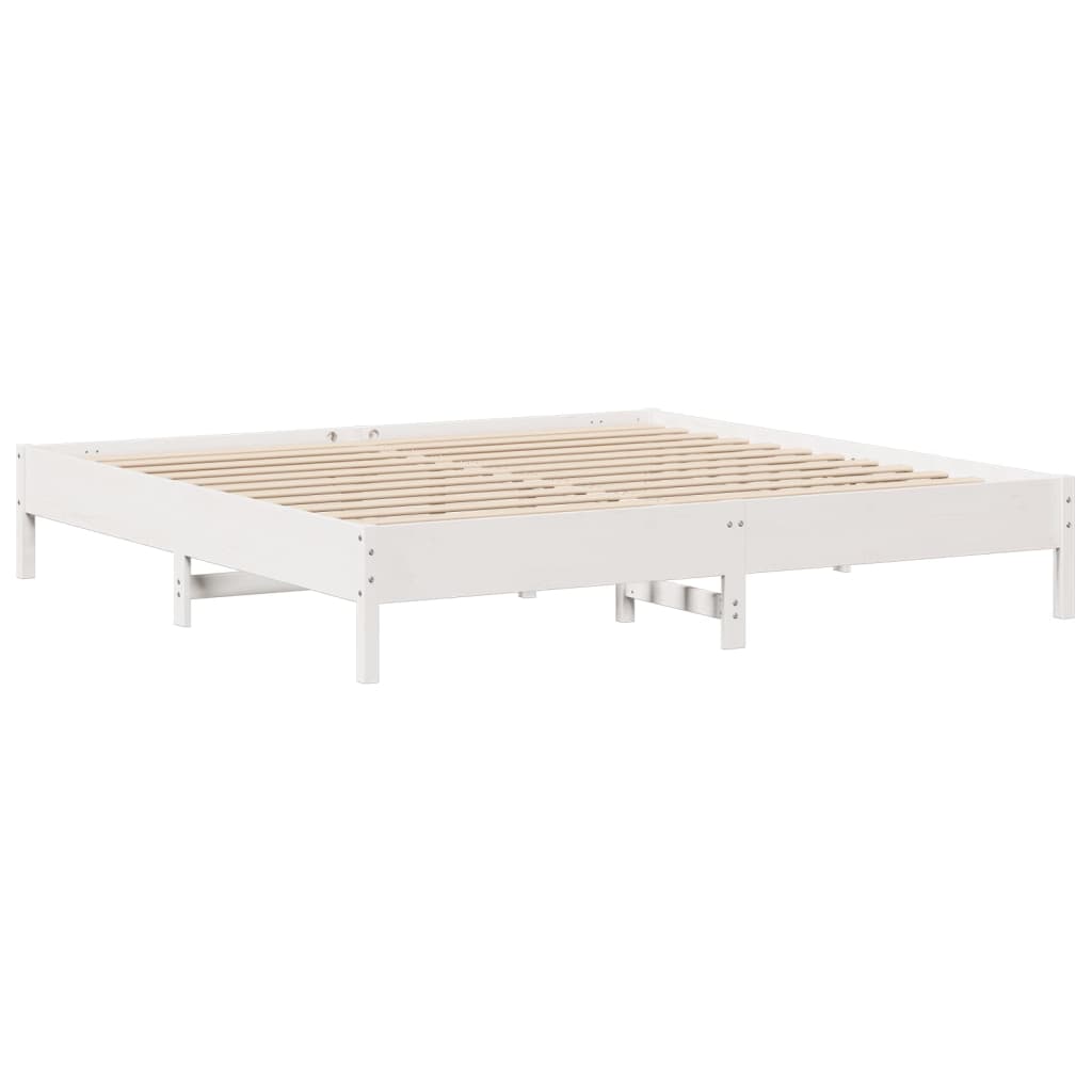 Bed Frame Without Mattress Solid Wood Pine