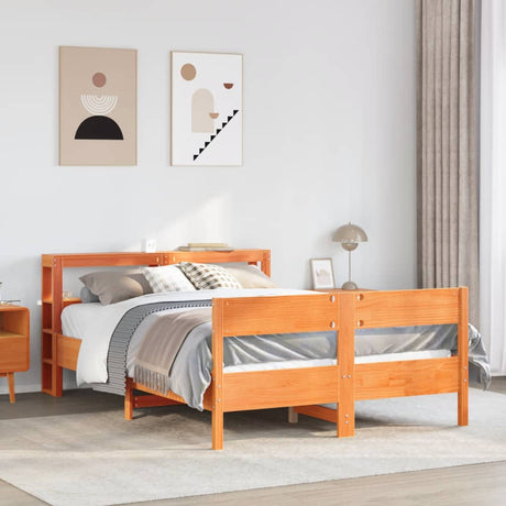 Bed Frame Without Mattress Solid Wood Pine