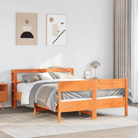 Bed Frame Without Mattress Solid Wood Pine