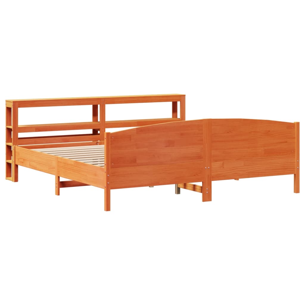 Bed Frame Without Mattress Super King Solid Wood Pine