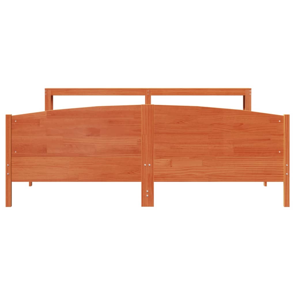 Bed Frame Without Mattress Super King Solid Wood Pine