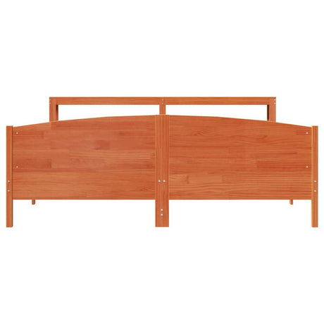 Bed Frame Without Mattress Super King Solid Wood Pine