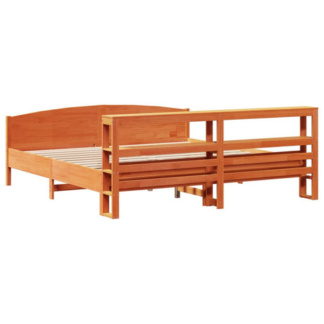 Bed Frame Without Mattress Super King Solid Wood Pine