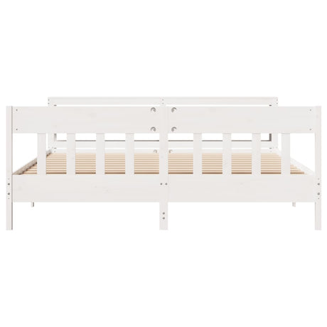 Bed Frame Without Mattress Solid Wood Pine