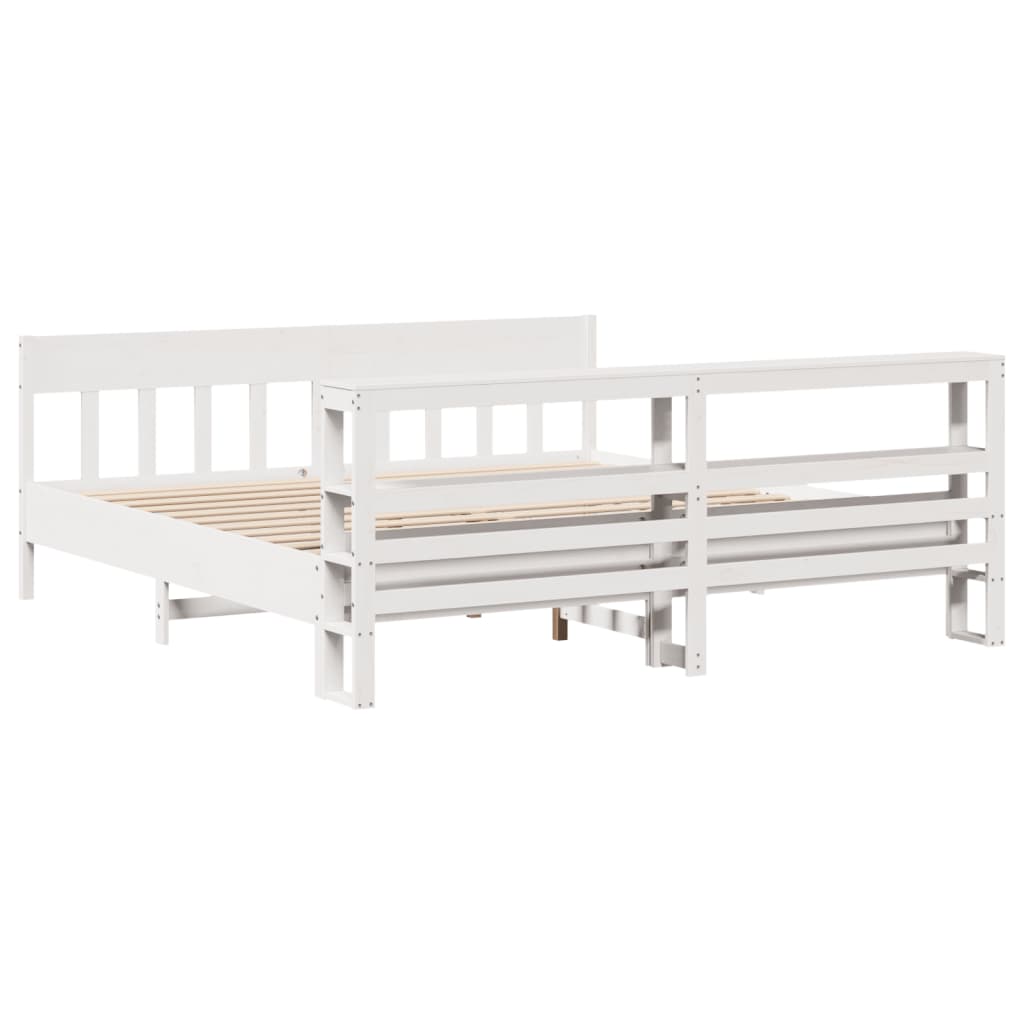 Bed Frame Without Mattress Solid Wood Pine