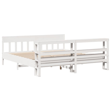 Bed Frame Without Mattress Solid Wood Pine