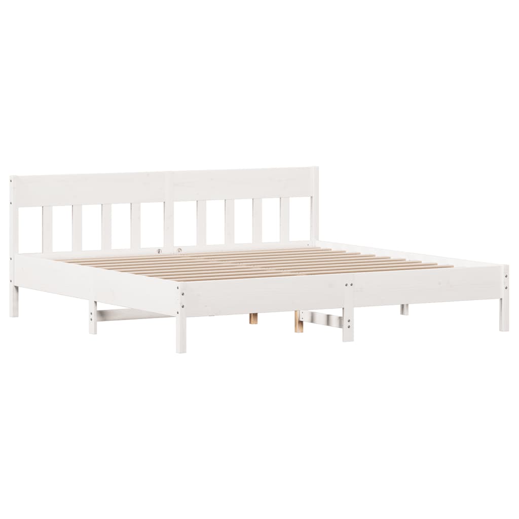 Bed Frame Without Mattress Solid Wood Pine