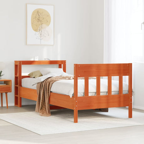 Bed Frame Without Mattress Solid Wood Pine