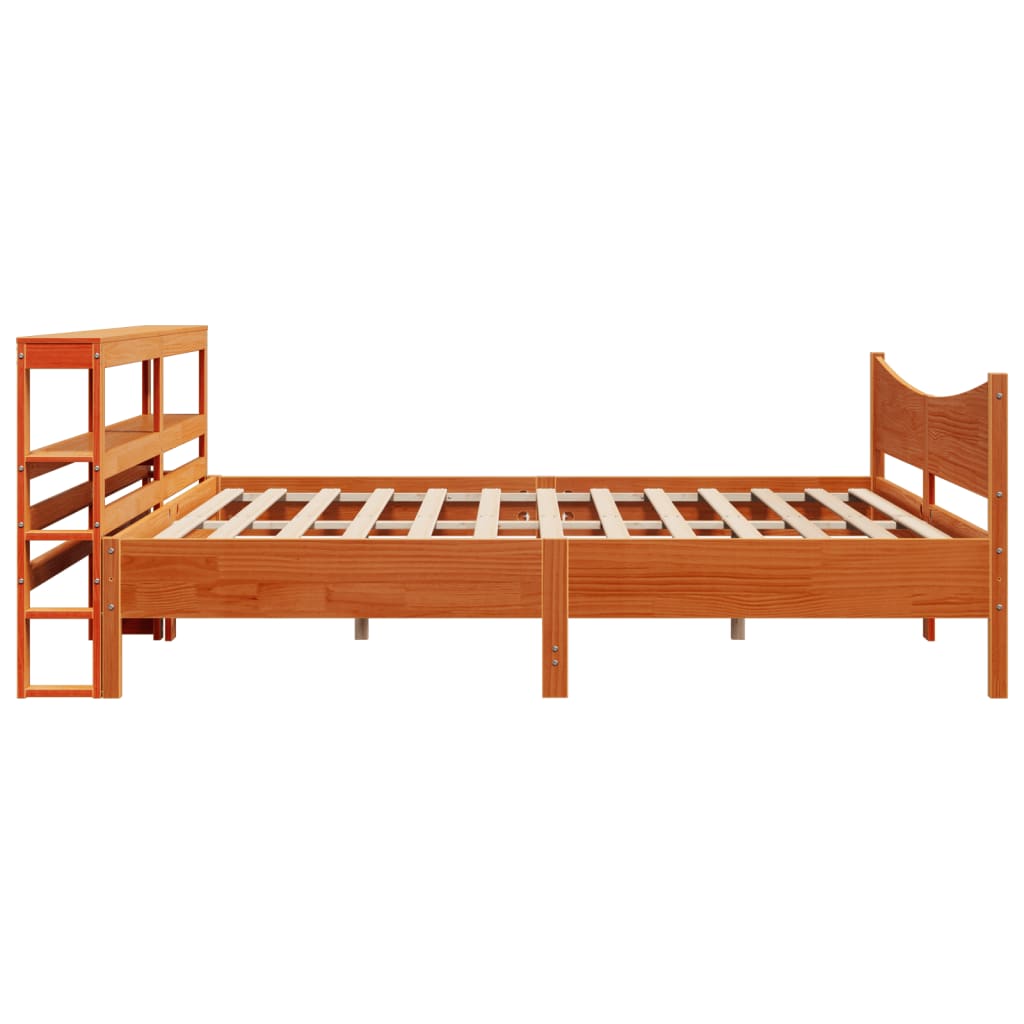 Bed Frame With Headboard Solid Wood Pine