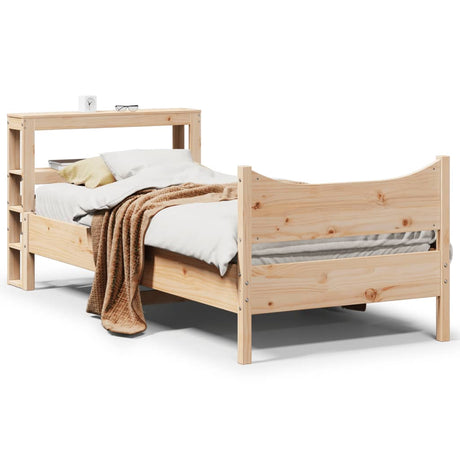 Bed Frame With Headboard Solid Wood Pine
