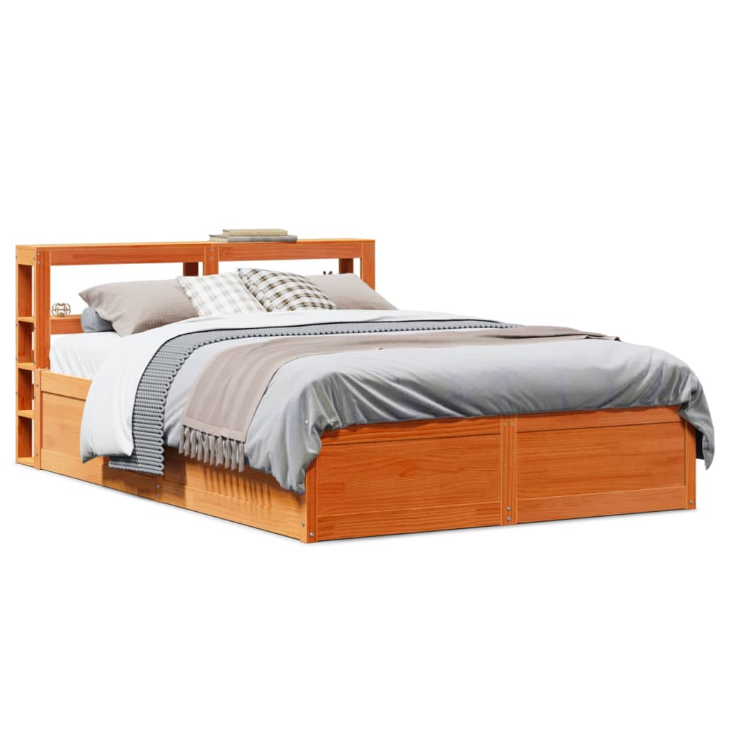Bed Frame With Headboard Super King Solid Wood Pine