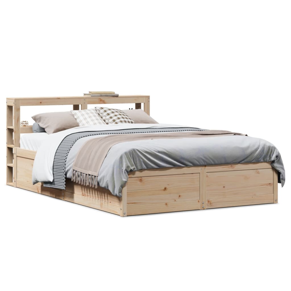 Bed Frame With Headboard Super King Solid Wood Pine
