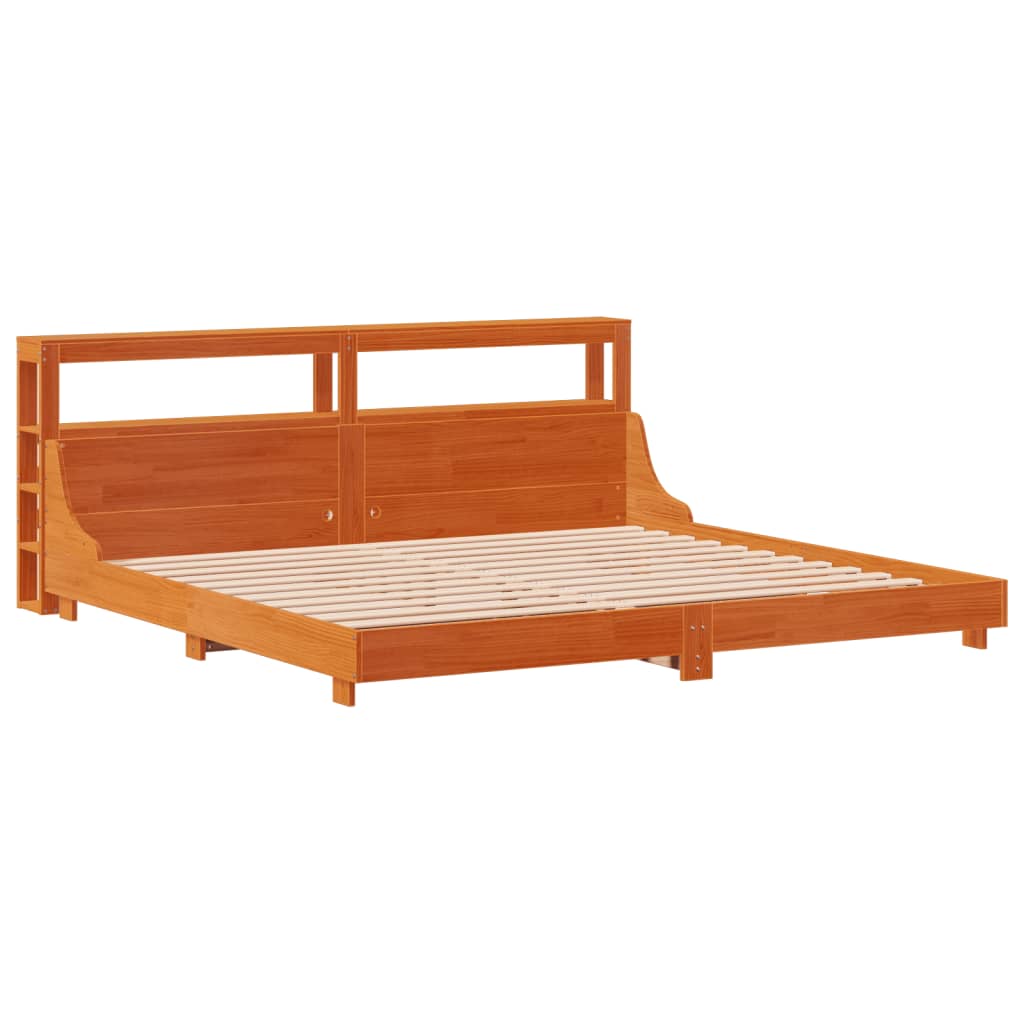 Bed Frame Without Mattress Solid Wood Pine