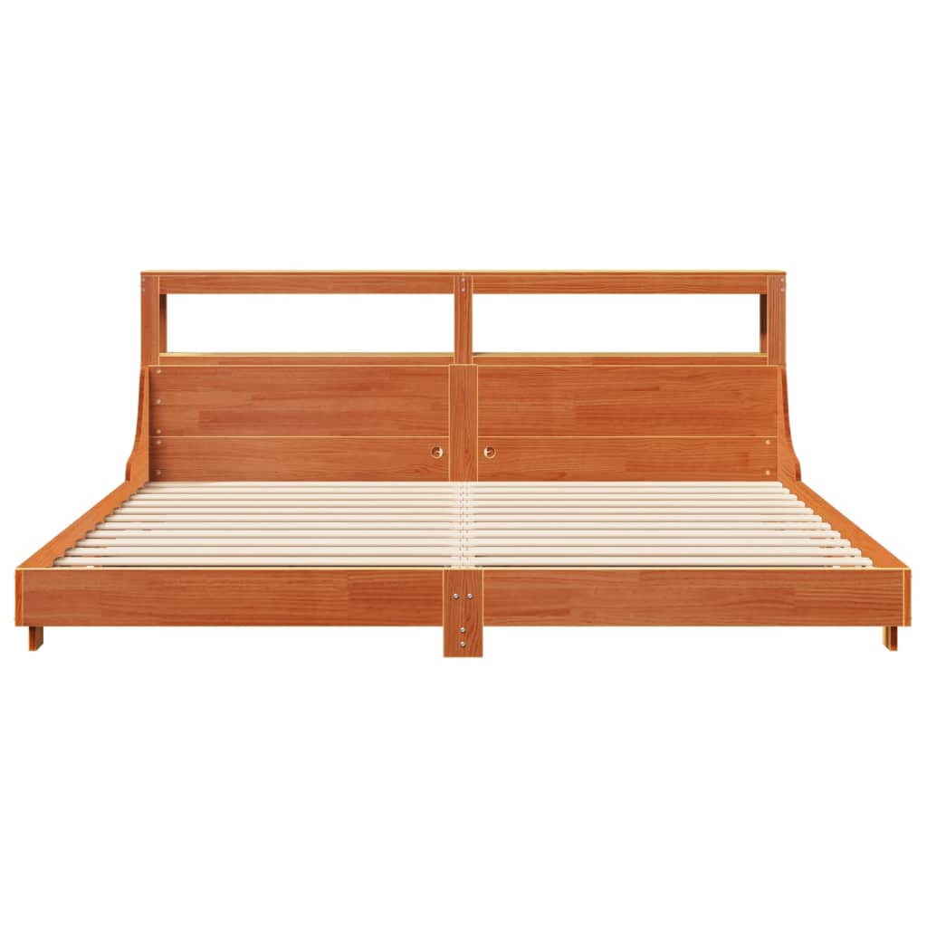 Bed Frame Without Mattress Solid Wood Pine
