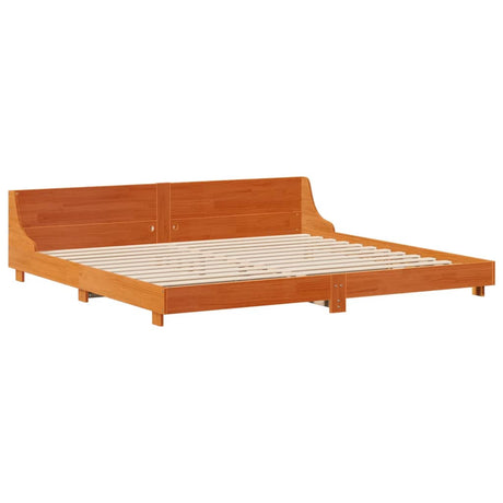 Bed Frame Without Mattress Solid Wood Pine