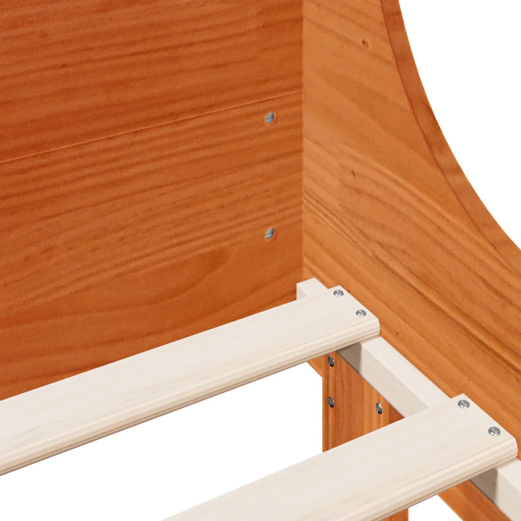 Bed Frame Without Mattress Solid Wood Pine