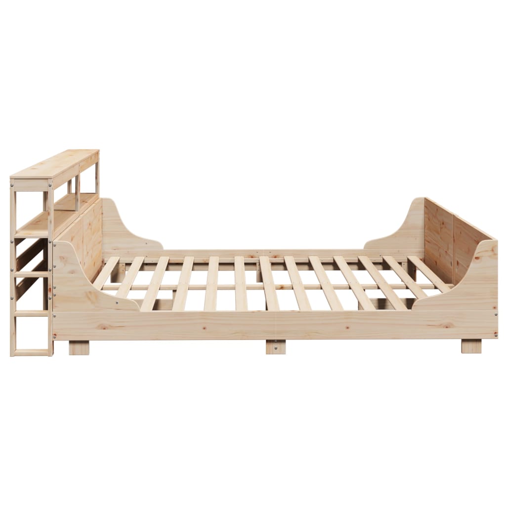 Bed Frame Without Mattress Super King Solid Wood Pine