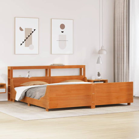 Bed Frame Without Mattress Super King Solid Wood Pine