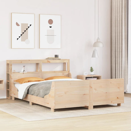 Bed Frame Without Mattress Super King Solid Wood Pine