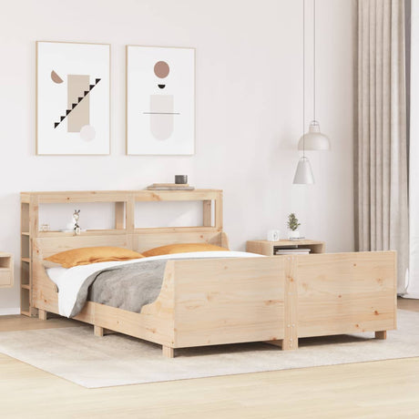 Bed Frame Without Mattress Super King Solid Wood Pine