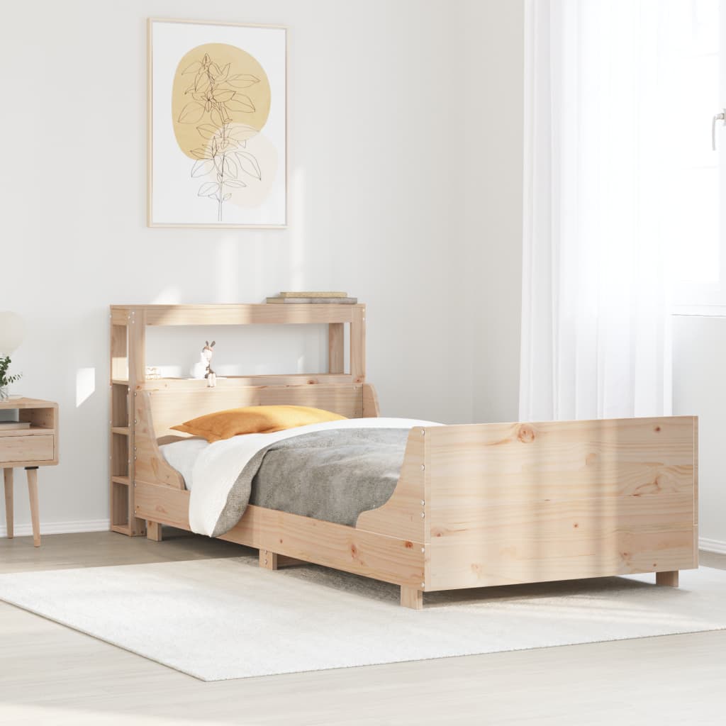 Bed Frame Without Mattress Super King Solid Wood Pine