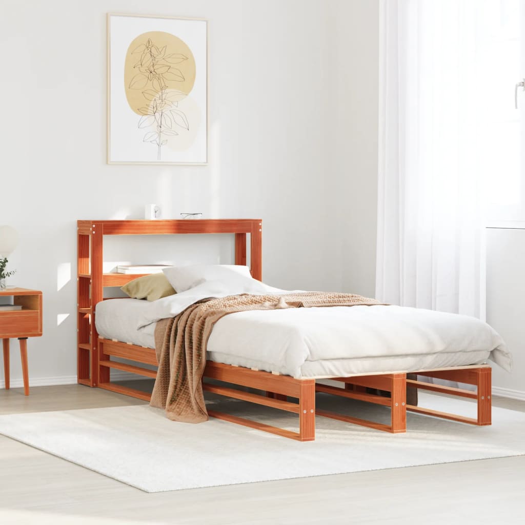 Bed Frame Without Mattress Solid Wood Pine