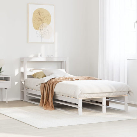 Bed Frame Without Mattress Solid Wood Pine