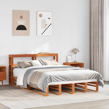 Bed Frame Without Mattress Solid Wood Pine