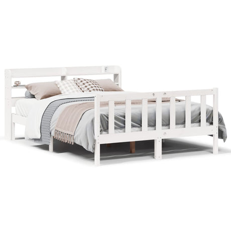 Bed Frame Without Mattress Small Double Solid Wood Pine