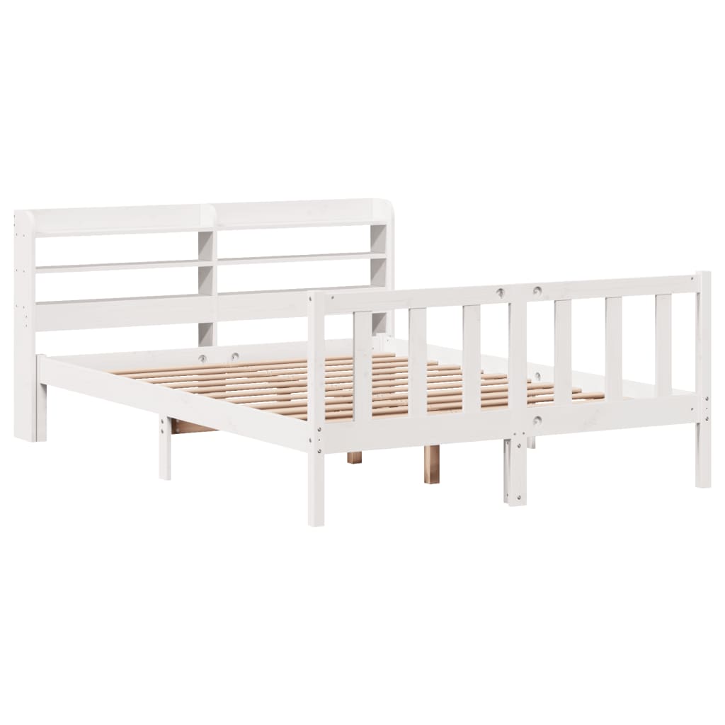 Bed Frame Without Mattress Small Double Solid Wood Pine