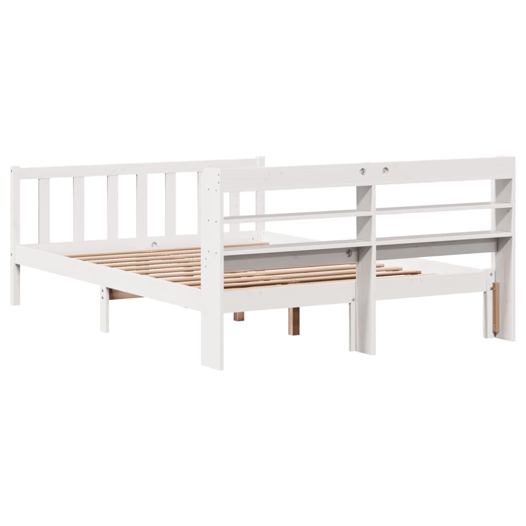 Bed Frame Without Mattress Small Double Solid Wood Pine