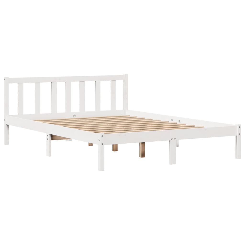Bed Frame Without Mattress Small Double Solid Wood Pine