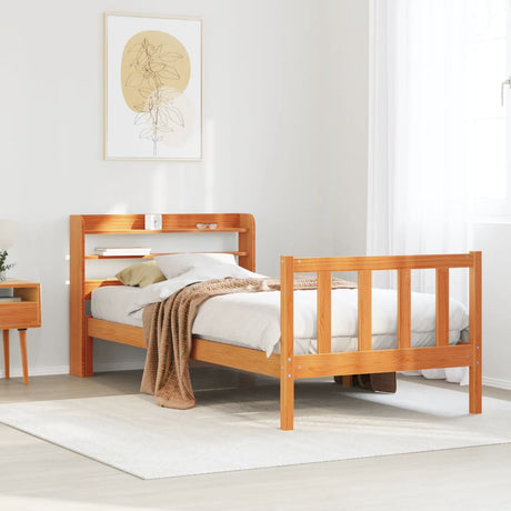 Bed Frame Without Mattress Small Double Solid Wood Pine