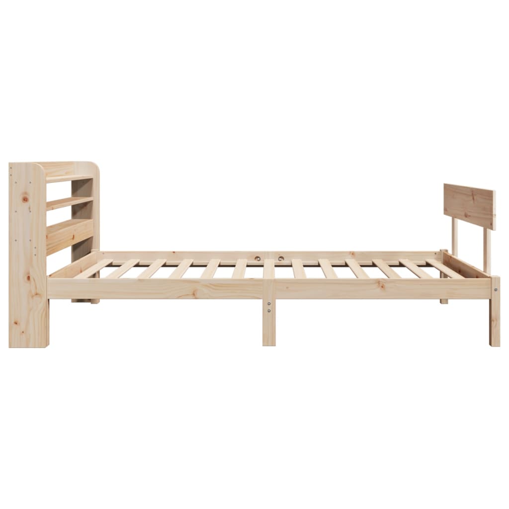 Bed Frame Without Mattress Single Solid Wood Pine