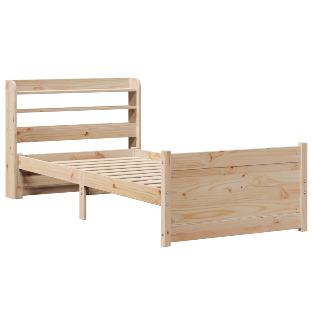 Bed Frame With Headboard Without Mattress Single