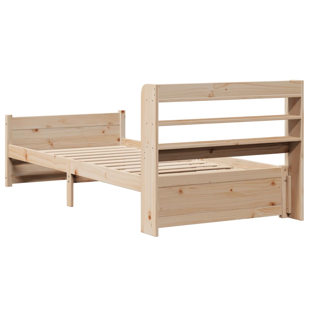 Bed Frame With Headboard Without Mattress Single