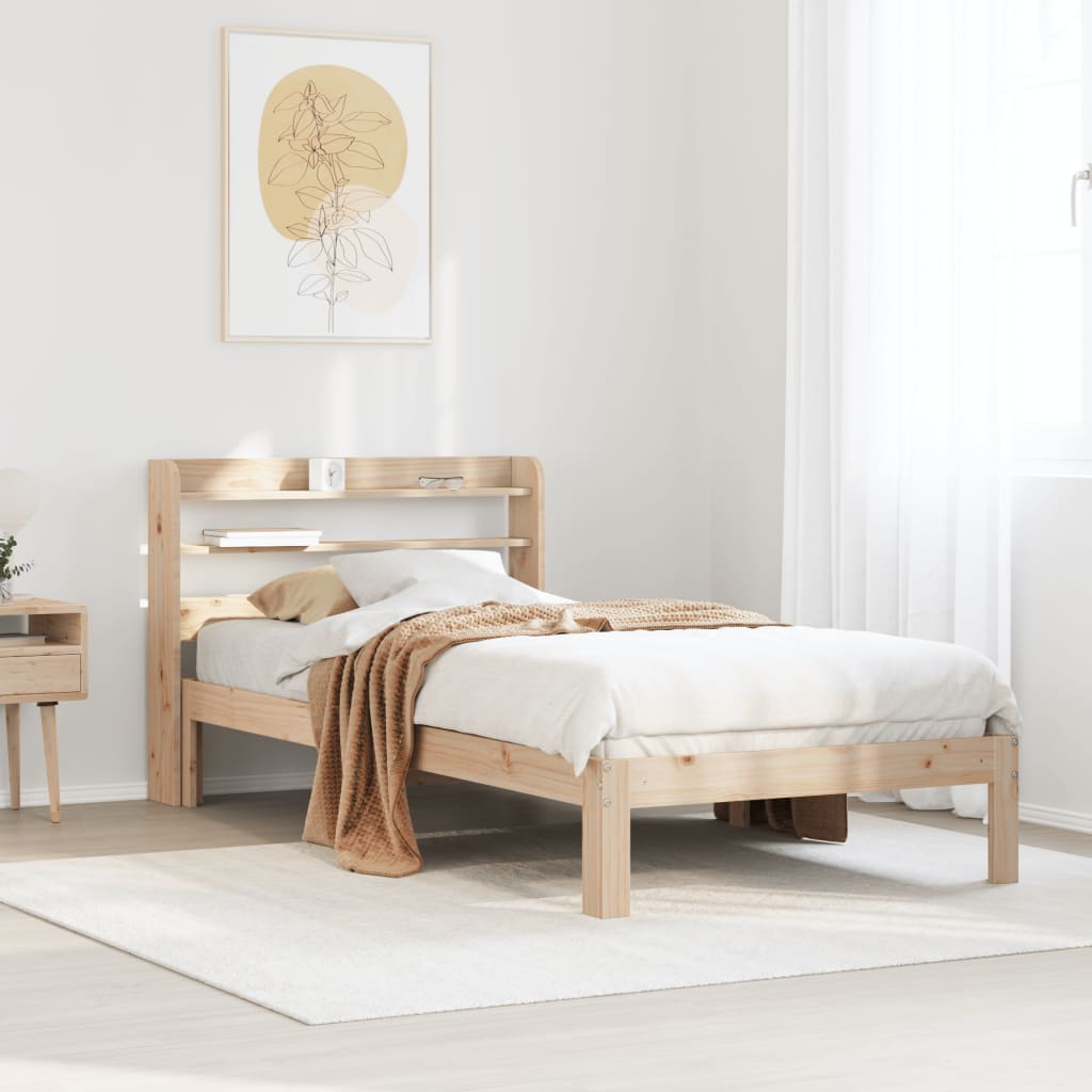 Bed Frame With Headboard Without Mattress Single