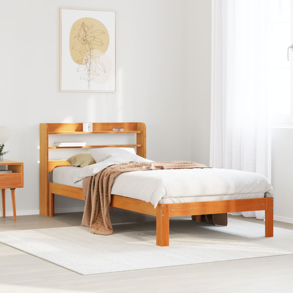 Bed Frame With Headboard Without Mattress Single