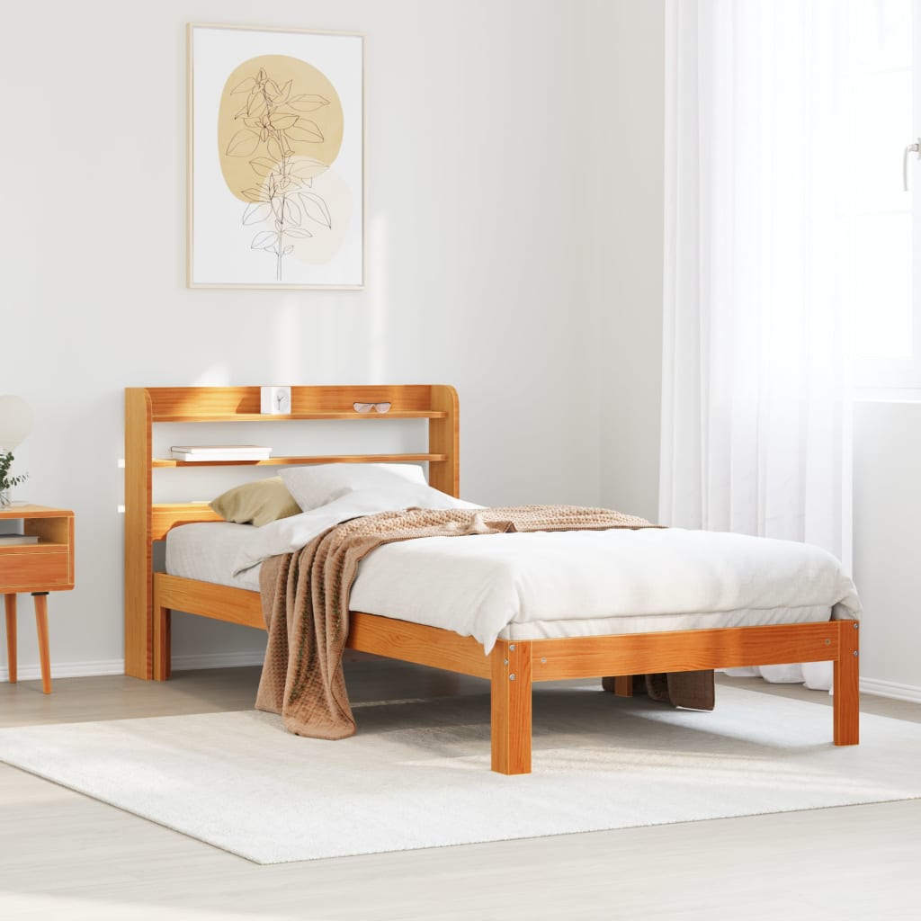 Bed Frame With Headboard Without Mattress Single