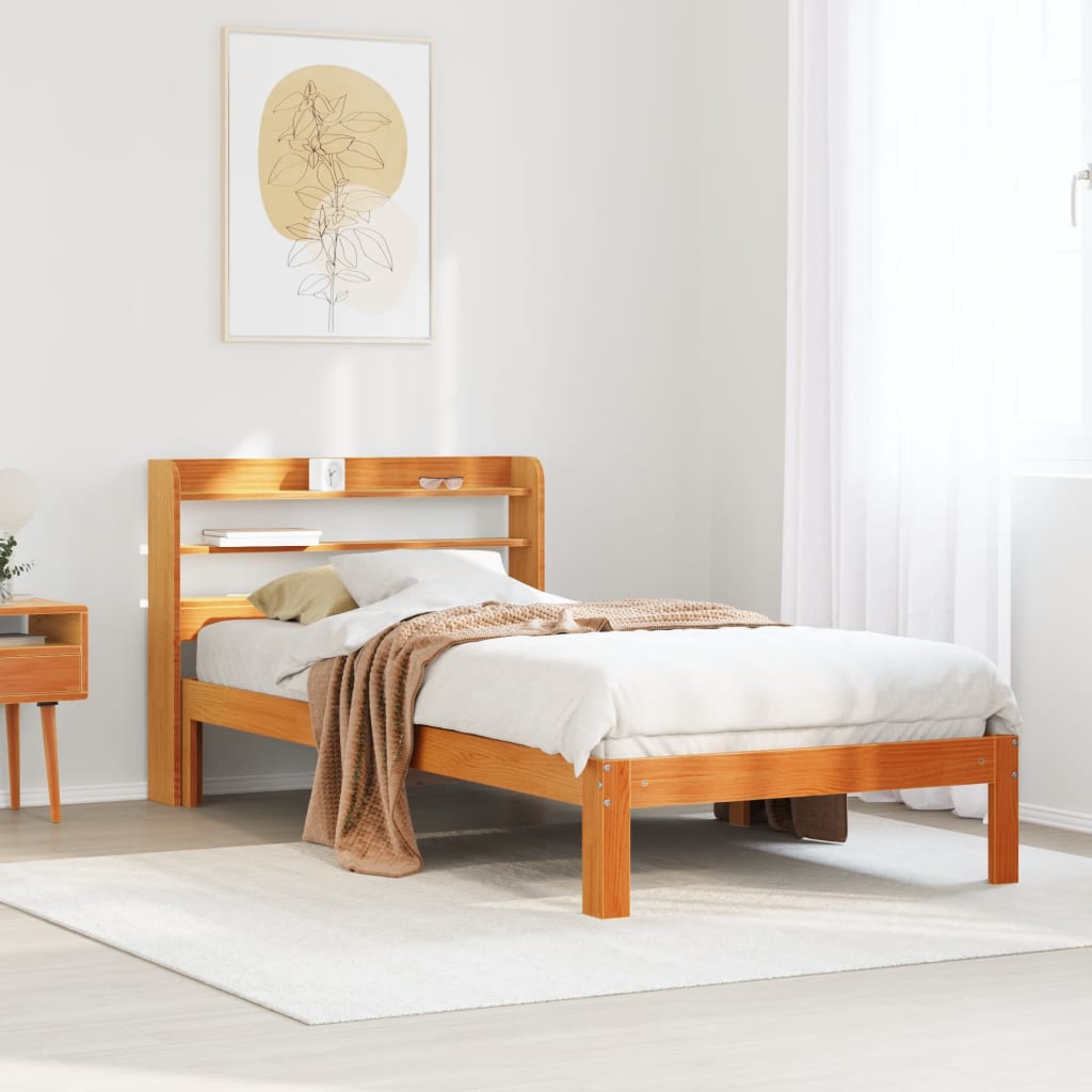 Bed Frame With Headboard Without Mattress Single