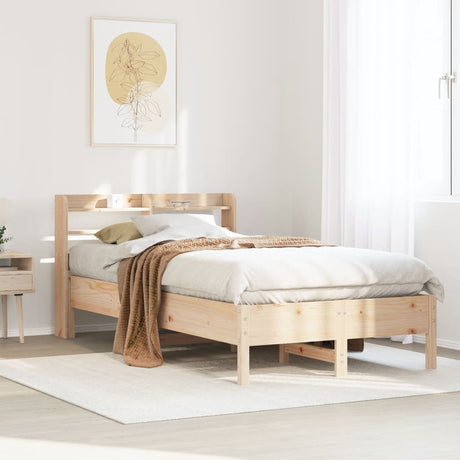 Bed Frame Without Mattress Solid Wood Pine