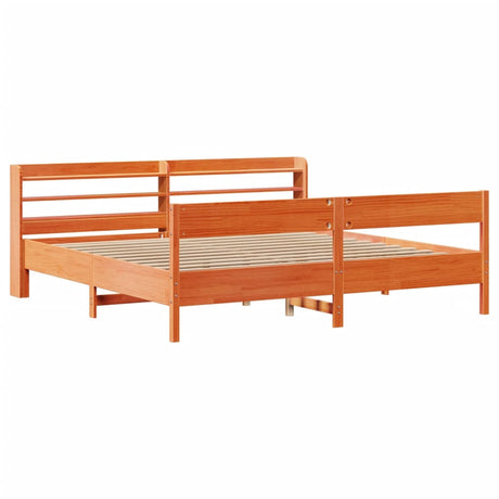 Bed Frame Without Mattress Solid Wood Pine
