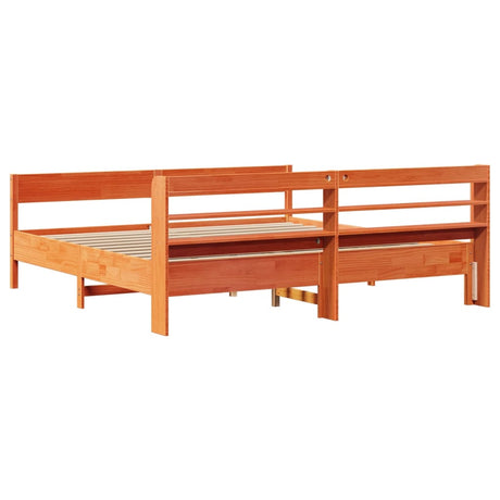 Bed Frame Without Mattress Solid Wood Pine