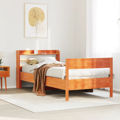 Bed Frame Without Mattress Solid Wood Pine